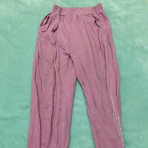 Women's pink fashion pants